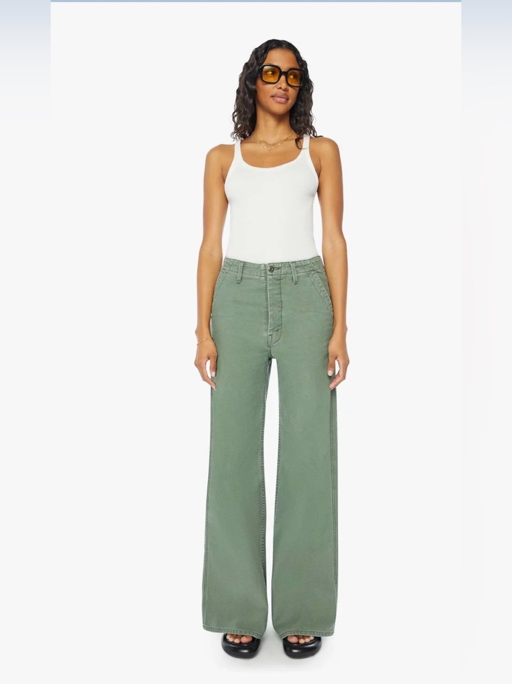 Mother Major Roller Sneak in pants $238